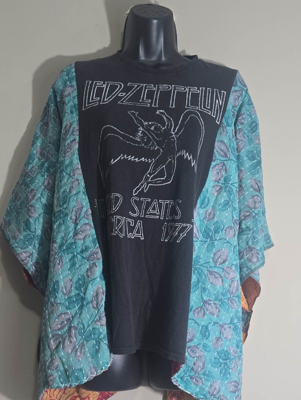 UpCycled Led Zepplin Band t-shirt